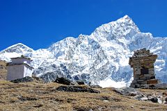 12 Memorial Chorten Next To Gorak Shep For Rob Hall, Doug Hansen, Andy Harris, Yasuko Namba With Nuptse